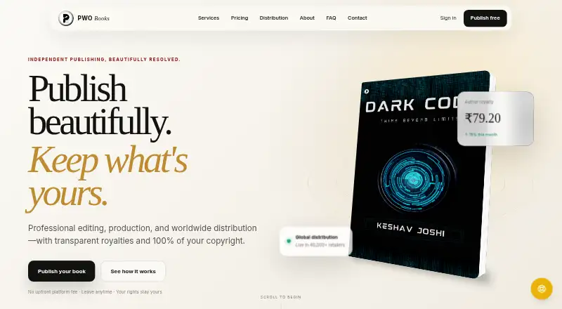 PWO Books's website