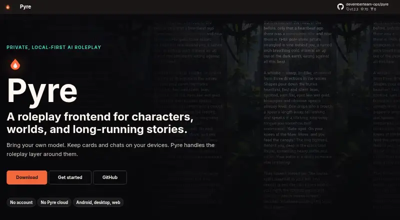 Pyre's website