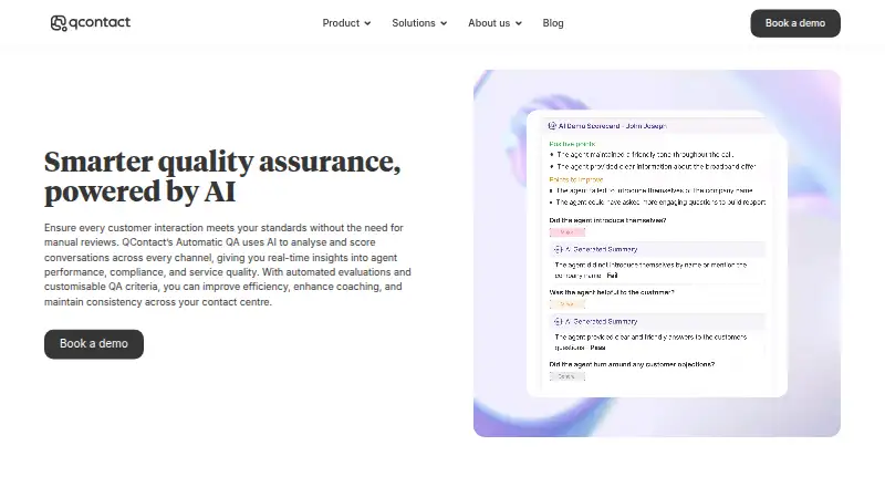 QContact Automatic QA's website