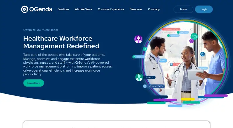 QGenda's website