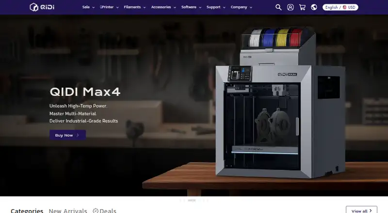 The QIDI Slicer homepage