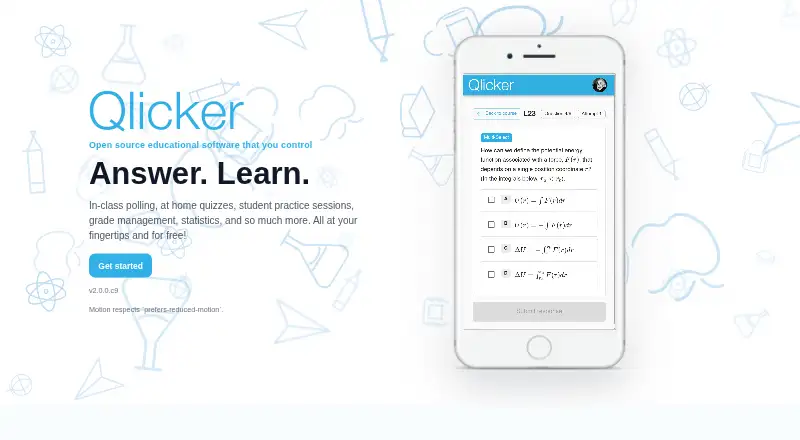 Qlicker's website