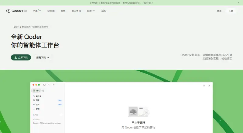 Qoder CN's website