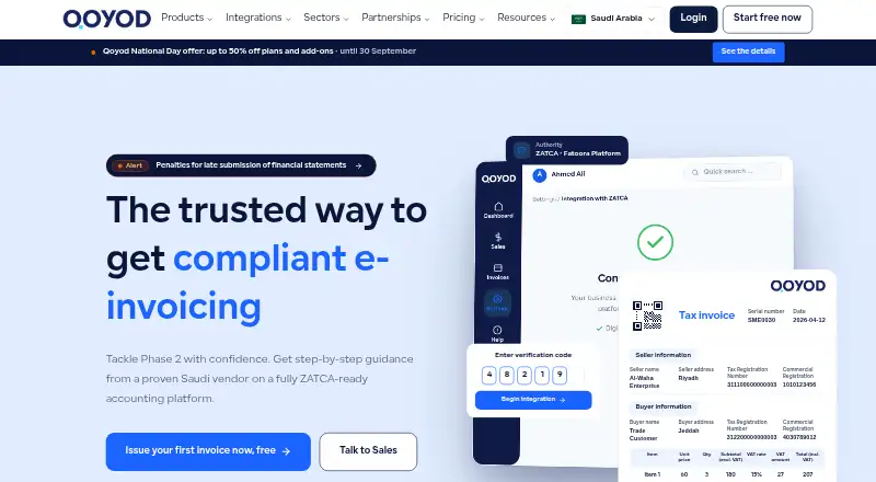 Qoyod's website