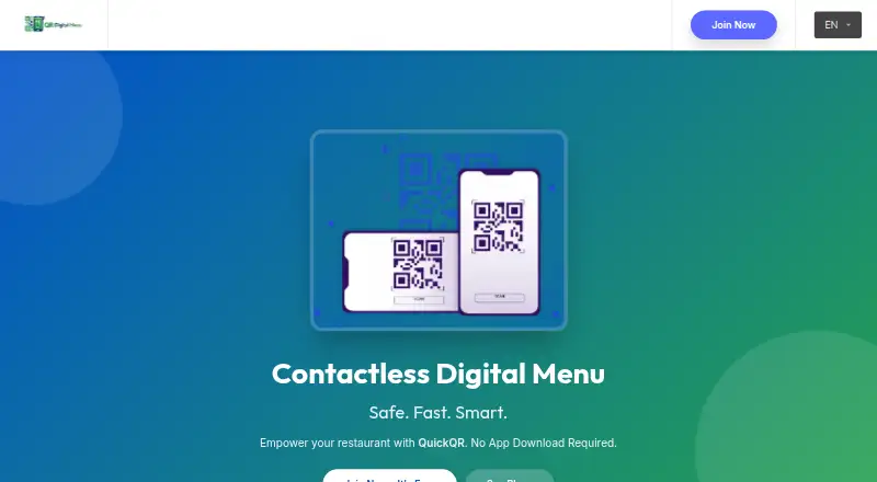 QuickQR's website
