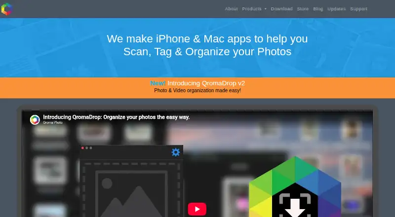 QromaTag's website