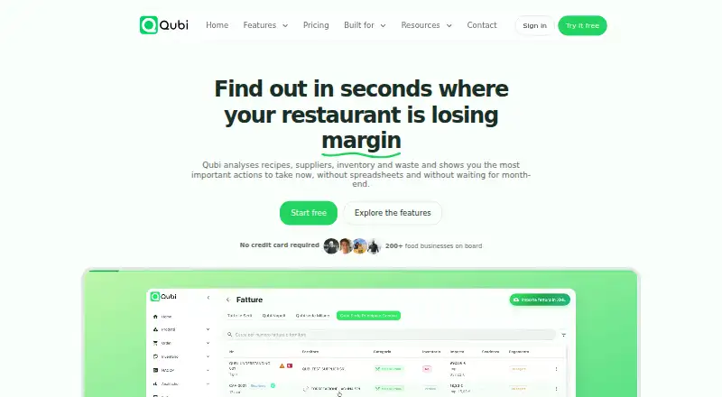 The Qubi homepage