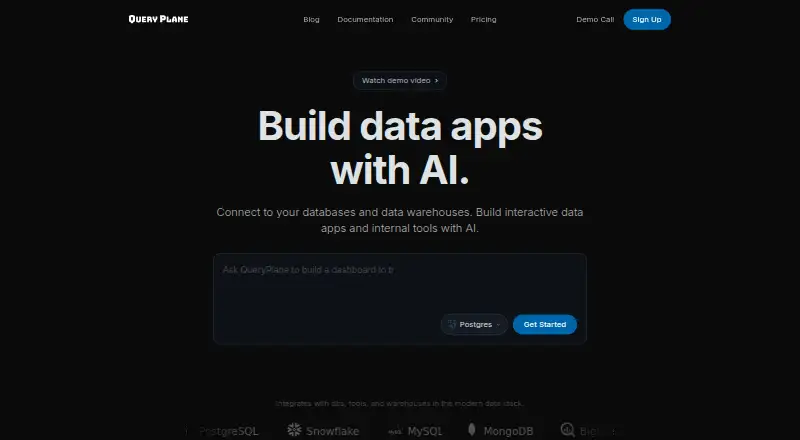 The QueryPlane homepage