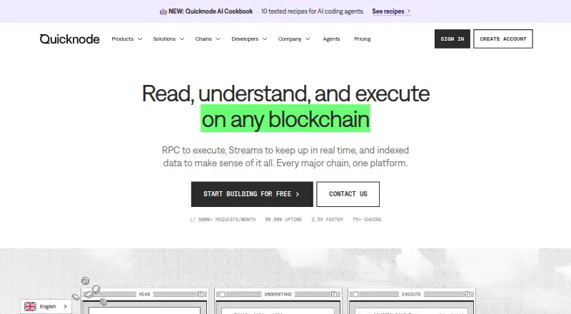Quicknode's website
