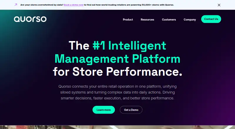 Quorso's website