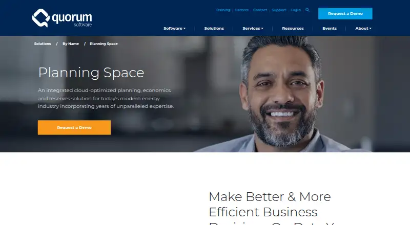 Quorum Planning Space's website