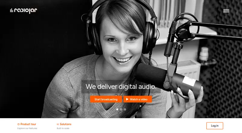 Radiojar's website