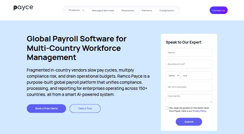 Ramco Payce's website