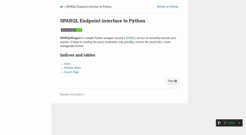 SPARQLWrapper's website