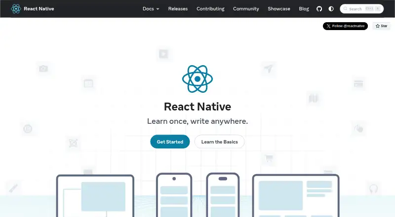 React Native's website