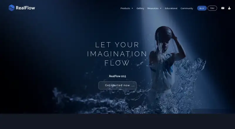 RealFlow's website