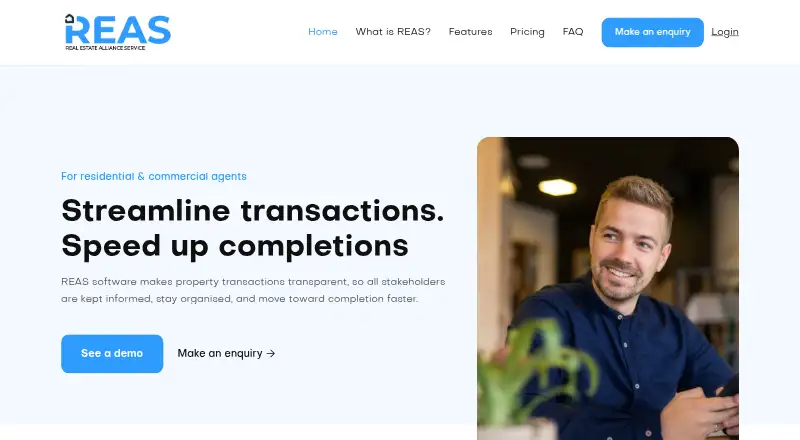 The REAS homepage
