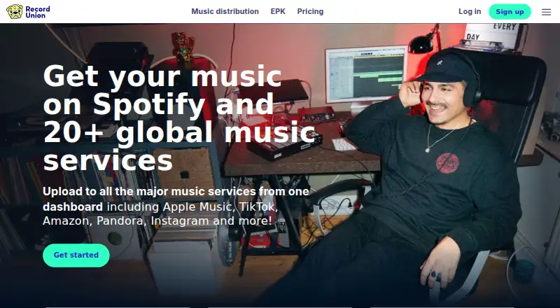 The Record Union homepage