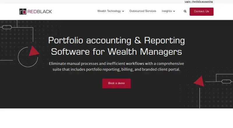 The RedBlack Portfolio Accounting homepage