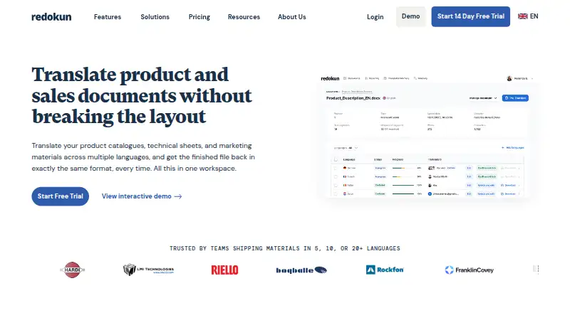 Redokun's website