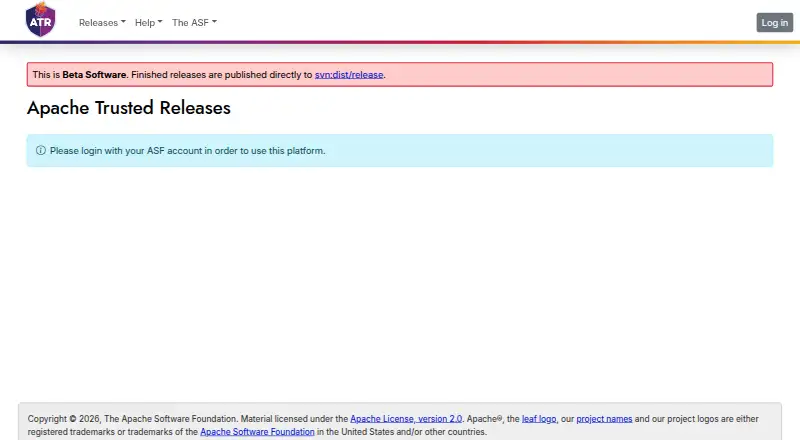Apache Trusted Releases's website