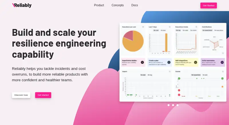 Reliably's website
