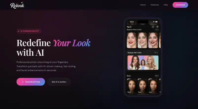 Relook's website