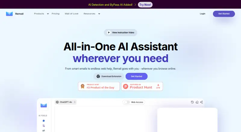 Remail's website
