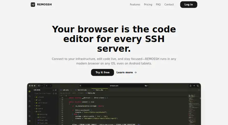The REMOSSH homepage