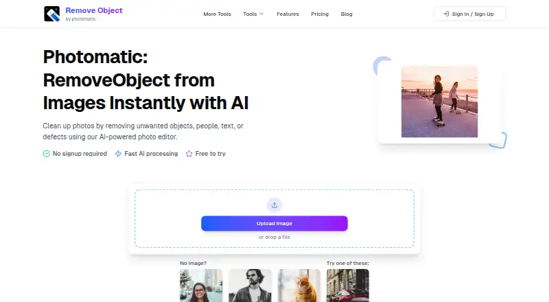 Photomatic's website