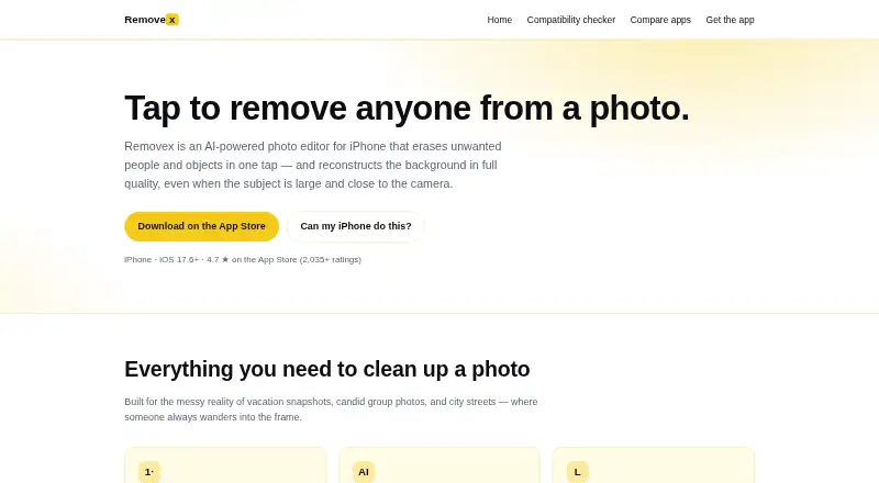 Removex's website