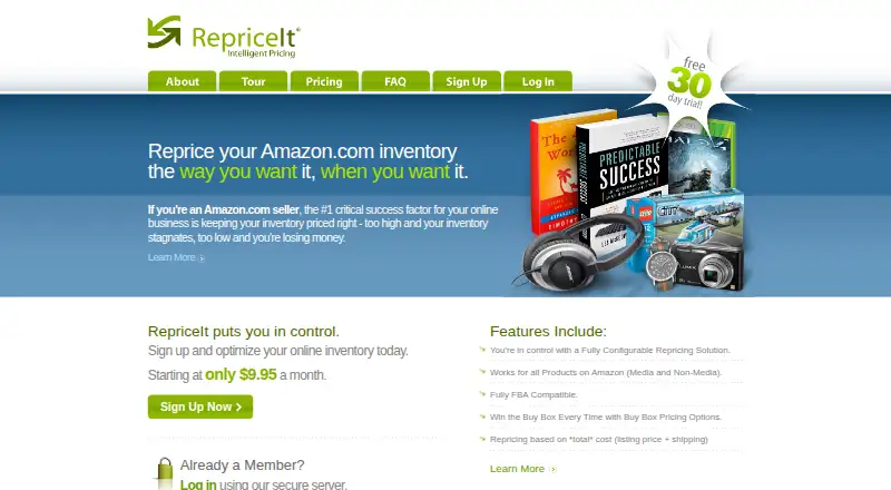 RepriceIt's website