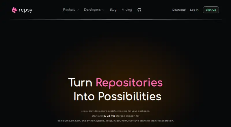 Repsy's website