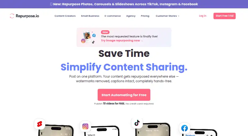 Repurpose.io's website