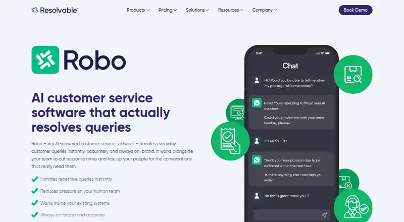 Resolvable Robo's website