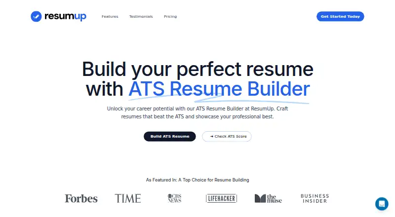 ResumUp's website