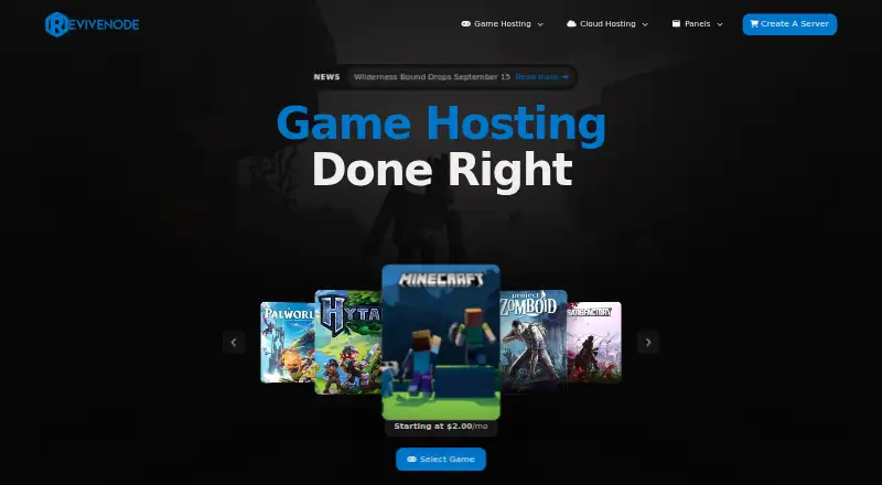 ReviveNode's website