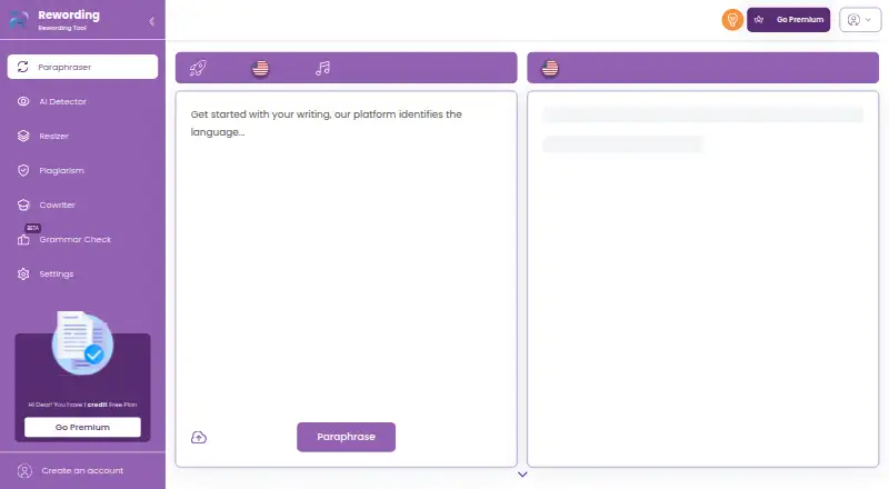 Rewording.io's website