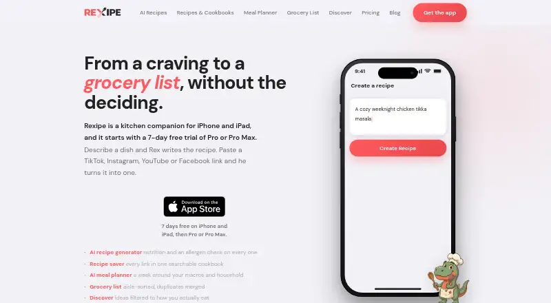Rexipe's website