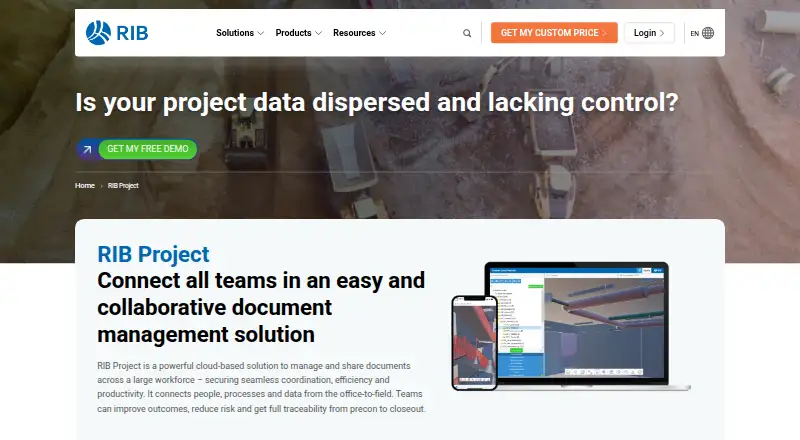 RIB Project's website