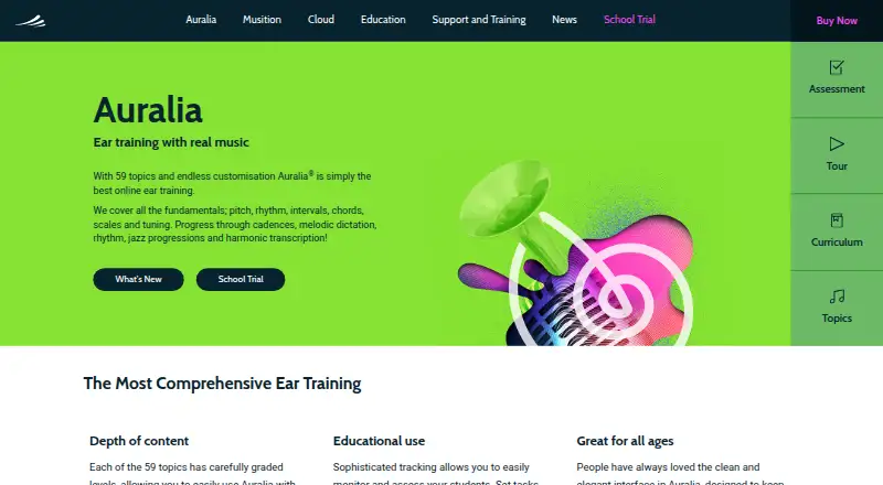 Auralia's website