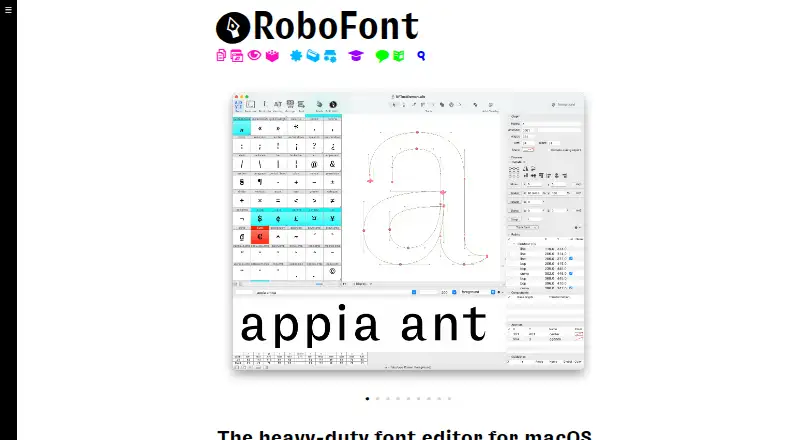 RoboFont's website