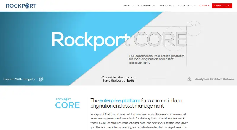 Rockport CORE's website
