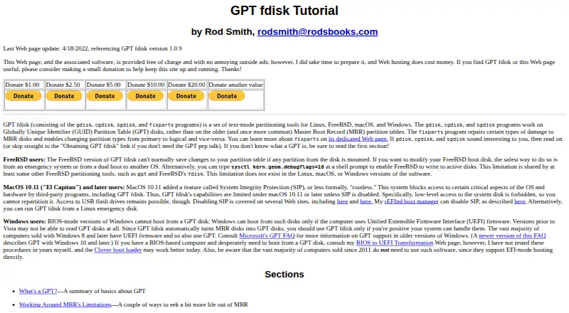 The GPT fdisk homepage