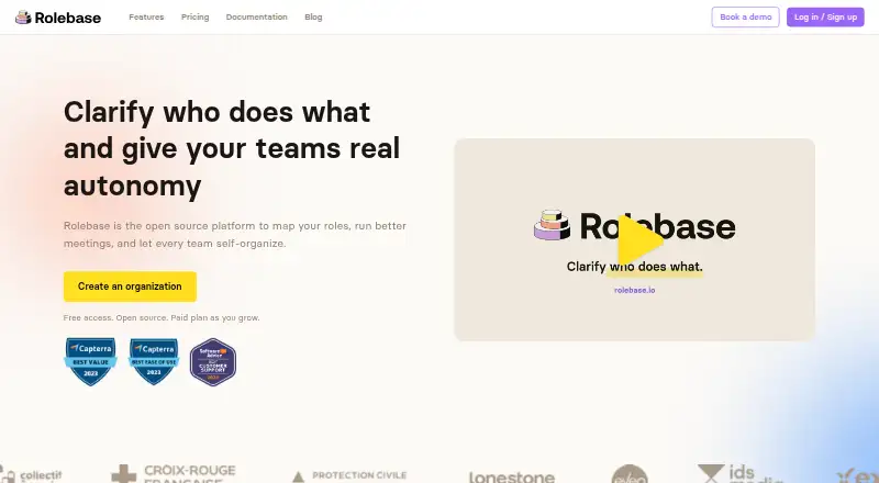 Rolebase's website