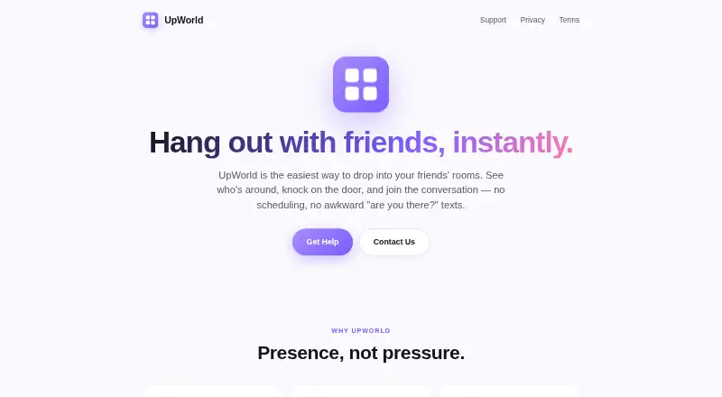 Roomr's website