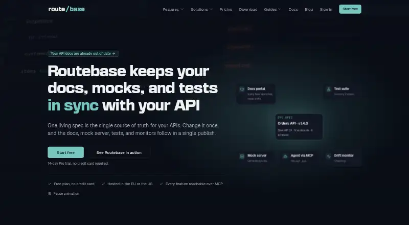 Routebase's website