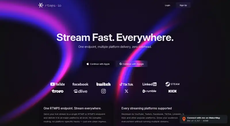 RTMPS.IO's website