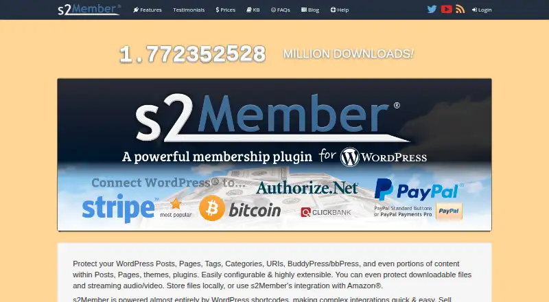 s2Member's website