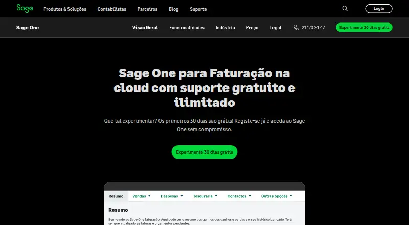 The Sage One homepage